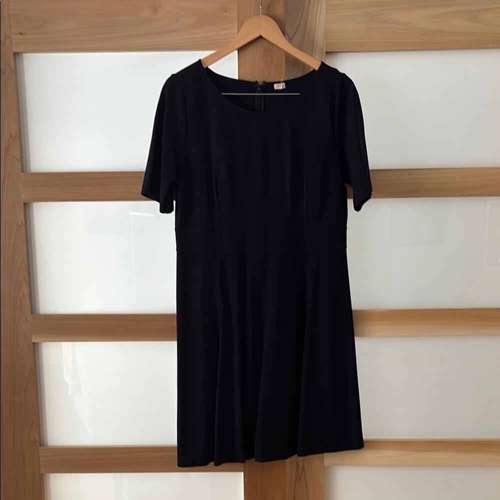 J Crew Size 14 Dark Navy Fit n Flare Dress